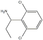 1-(2,6-Dichloro-phenyl)-propylamine,1270507-41-9,结构式