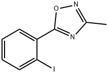 5-(2-iodophenyl)-3-methyl-1,2,4-oxadiazole Struktur