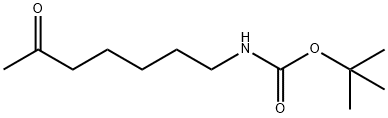 (6-オキソヘプチル)カルバミン酸TERT-ブチル 化学構造式