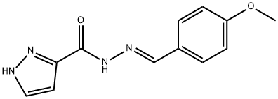(E)-N-(4-methoxybenzylidene)-1H-pyrazole-5-carbohydrazide,1284268-49-0,结构式