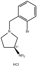 (S)-1-(2-Bromobenzyl)pyrrolidin-3-aminedihydrochloride Structure