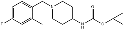 tert-Butyl 1-(4-fluoro-2-methylbenzyl)piperidin-4-ylcarbamate price.