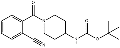 tert-Butyl 1-(2-cyanobenzoyl)piperidin-4-ylcarbamate|1286272-85-2