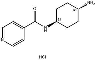 N-[(1R*,4R*)-4-アミノシクロヘキシル]イソニコチンアミド二塩酸塩 化学構造式
