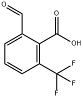 2-Formyl-6-(trifluoromethyl)benzoic acid Structure