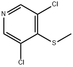 3,5-二氯-4-(甲硫基)吡啶,1289269-02-8,结构式