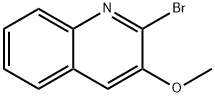 2-BROMO-3-METHOXYQUINOLINE Structure