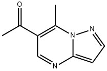 1-{7-甲基吡唑并[1,5-A]嘧啶-6-基}乙酮 结构式