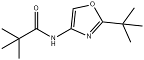 N-[2-(叔丁基)-4-噁唑基]棕榈酰胺 结构式