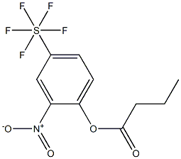 Ethyl (2-nitro-4-(pentafluorosulfanyl)phenyl) acetate 结构式