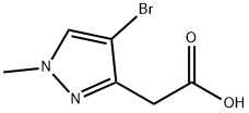 2-(4-bromo-1-methyl-pyrazol-3-yl)acetic acid Structure