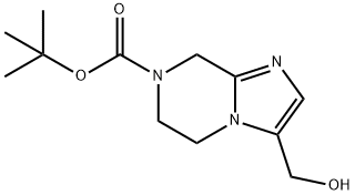 Tert-Butyl 3-(Hydroxymethyl)-5,6-Dihydroimidazo[1,2-A]Pyrazine-7(8H)-Carboxylate Structure