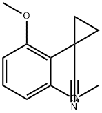 1-(2,6-DIMETHOXYPHENYL)CYCLOPROPANECARBONITRILE Structure