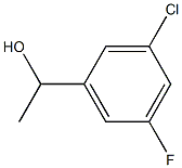 1-(3-chloro-5-fluorophenyl)ethanol Struktur