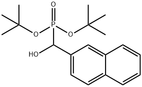 (Hydroxy-2-naphthalenylmethyl)phosphonic Acid Bis(1,1-Dimethylethyl) Ester Structure