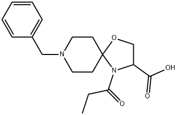 1326809-89-5 8-benzyl-4-propanoyl-1-oxa-4,8-diazaspiro[4.5]decane-3-carboxylic acid