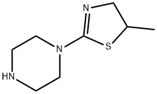 1-(5-Methyl-4,5-dihydro-thiazol-2-yl)-piperazine 化学構造式