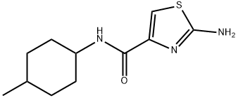 4-Thiazolecarboxamide, 2-amino-N-(4-methylcyclohexyl)-|4-THIAZOLECARBOXAMIDE, 2-AMINO-N-(4-METHYLCYCLOHEXYL)-