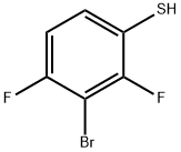 3-溴-2,4-二氟苯硫醇,1349708-66-2,结构式