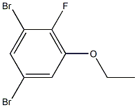 1,5-dibromo-3-ethoxy-2-fluorobenzene Structure