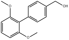 (2,6-DIMETHOXY-[1,1-BIPHENYL]-4-YL)METHANOL 化学構造式