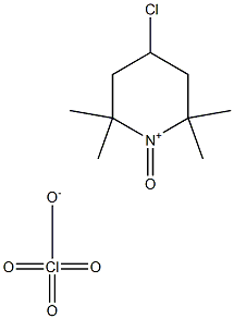 Piperidinium, 4-chloro-2,2,6,6-tetramethyl-1-oxo-, perchlorate Structure