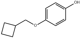 4-(环丁基甲氧基)苯酚,1351384-50-3,结构式