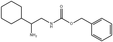 benzyl N-(2-amino-2-cyclohexylethyl)carbamate, 1352999-95-1, 结构式