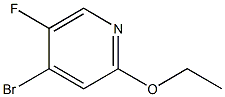 4-bromo-2-ethoxy-5-fluoropyridine 化学構造式