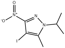 4-Iodo-1-isopropyl-5-methyl-3-nitro-1H-pyrazole Structure