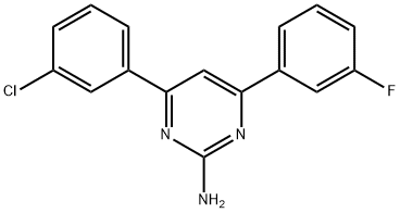 1354925-04-4 4-(3-chlorophenyl)-6-(3-fluorophenyl)pyrimidin-2-amine