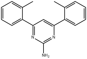 4,6-bis(2-methylphenyl)pyrimidin-2-amine|