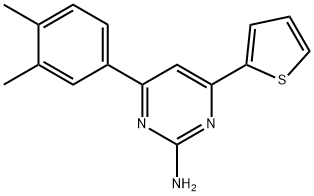 1354935-93-5 4-(3,4-ジメチルフェニル)-6-(チオフェン-2-イル)ピリミジン-2-アミン