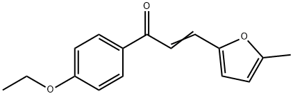 (2E)-1-(4-ethoxyphenyl)-3-(5-methylfuran-2-yl)prop-2-en-1-one Structure