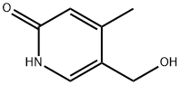 5-(羟甲基)-4-甲基吡啶-2(1H)-酮,1355179-29-1,结构式