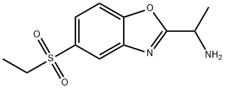 1-(5-Ethanesulfonyl-benzooxazol-2-yl)-ethylamine,1355215-71-2,结构式