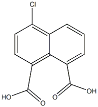 4-chloronaphthalene-1,8-dicarboxylic acid 化学構造式