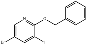 2-(苄氧基)-5-溴-3-碘吡啶, 1361342-93-9, 结构式