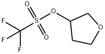 Trifluoro-methanesulfonic acid tetrahydro-furan-3-yl ester Struktur