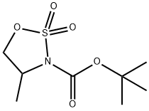 3-Boc-4-methyl-2,2-dioxo-[1,2,3]oxathiazolidine Structure