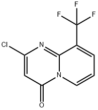 2-CHLORO-9-(TRIFLUOROMETHYL)-4H-PYRIDO[1,2-A]PYRIMIDIN-4-ONE Struktur