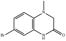7-溴-4-甲基-1,2,3,4-四氢喹喔啉-2-酮,1368131-86-5,结构式