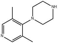 1-(3,5-dimethylpyridin-4-yl)piperazine Struktur