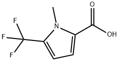 1-Methyl-5-(Trifluoromethyl)-1H-Pyrrole-2-Carboxylic Acid Struktur