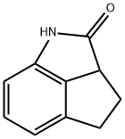 3,4-Dihydro-1H-cyclopenta[cd]indol-2(2aH)-one 化学構造式