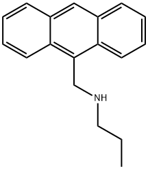 [(アントラセン-9-イル)メチル](プロピル)アミン 化学構造式
