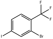 2-bromo-4-iodo-1-(trifluoromethyl)benzene,1369927-31-0,结构式