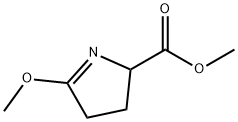 5-Methoxy-3,4-dihydro-2H-pyrrole-2-carboxylic acid methyl ester Struktur