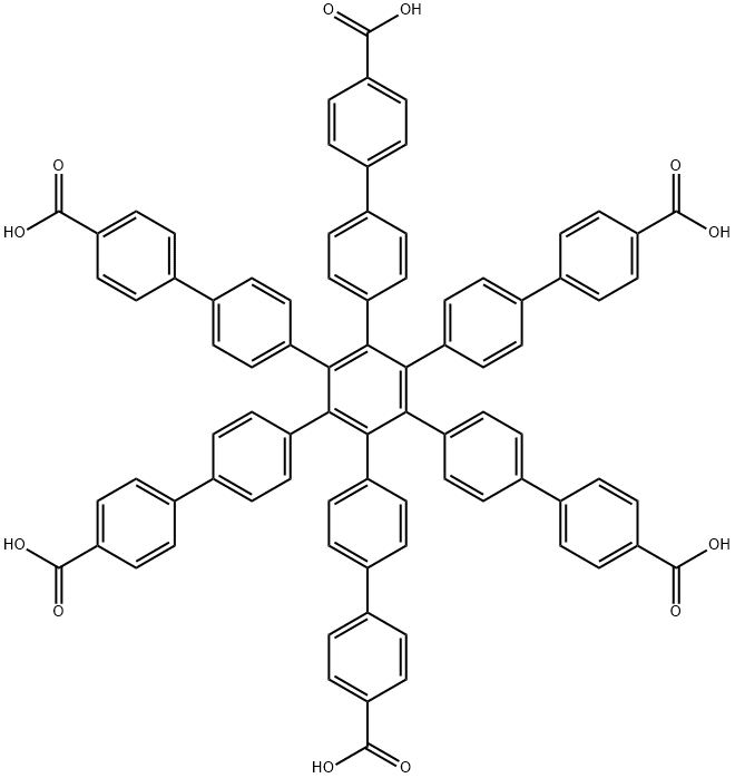 1,2,3,4,5,6-六(4″-羧基 联苯基)苯,1374404-53-1,结构式