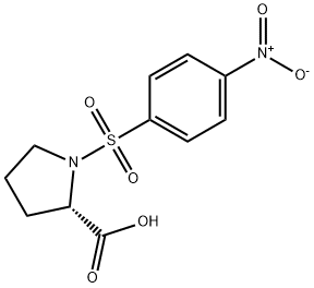 1-(4-硝基苯磺酰基)吡咯烷-2-羧酸,1375313-81-7,结构式